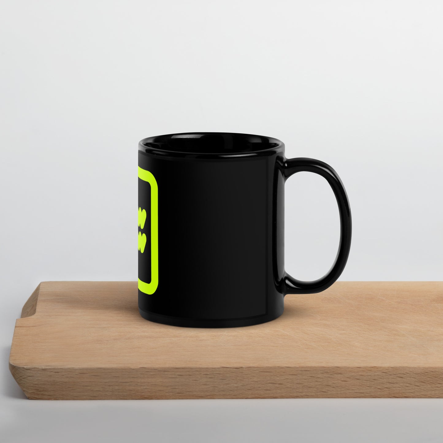 111 LIFE Aquarius Zodiac Astrology Mug - Black Glossy Ceramic Coffee Cup