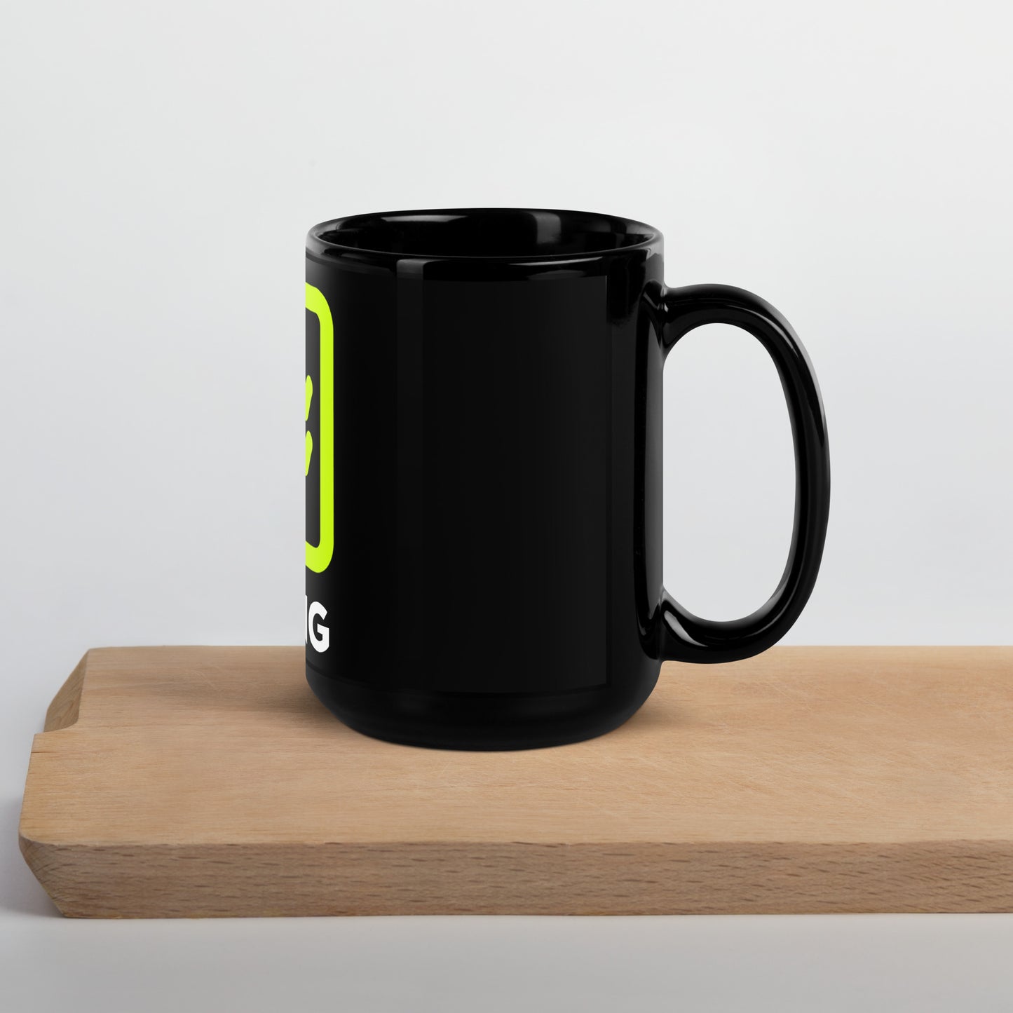 111 LIFE - AQUARIUS RISING ZODIAC - Black Glossy Mug