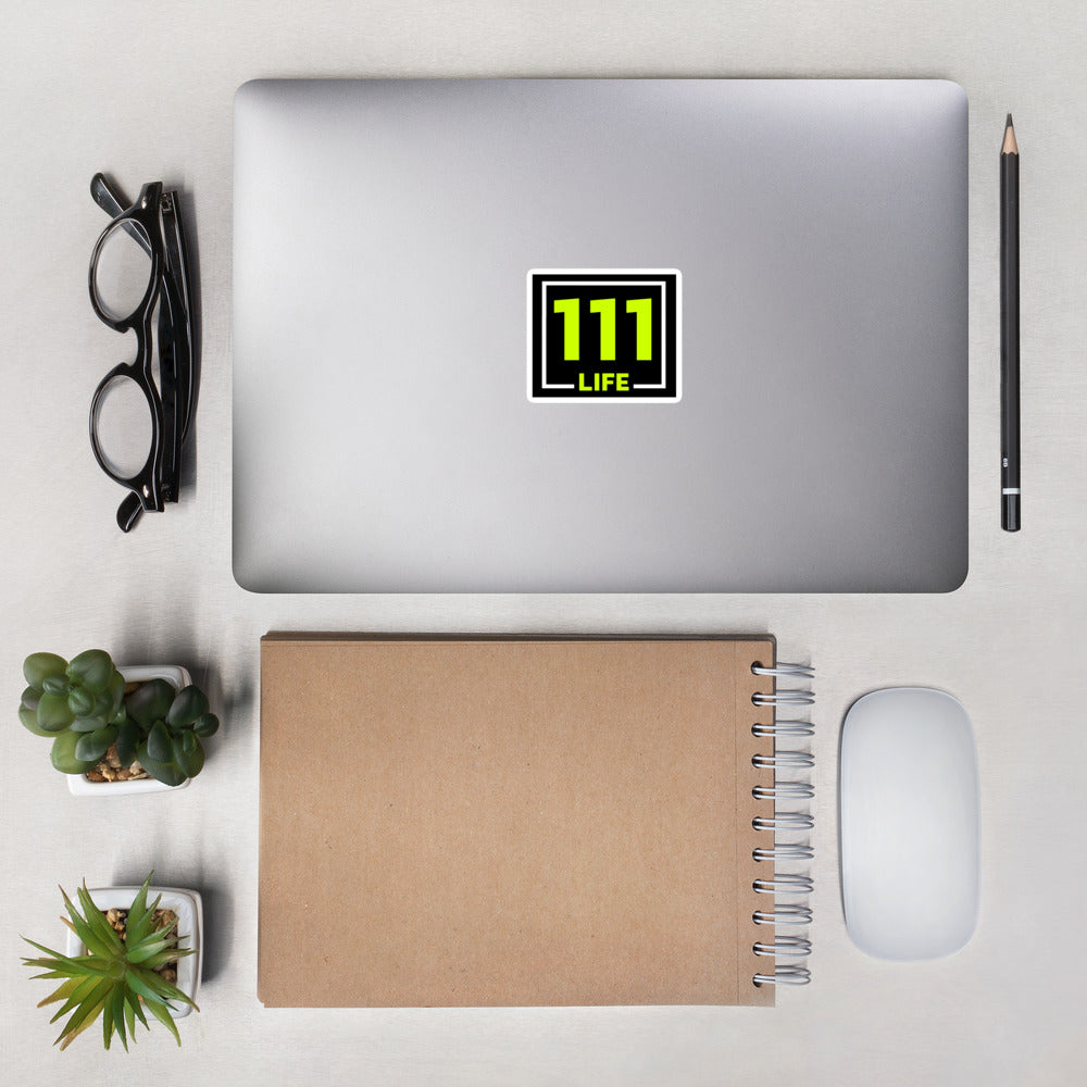111 LIFE Bubble-free stickers