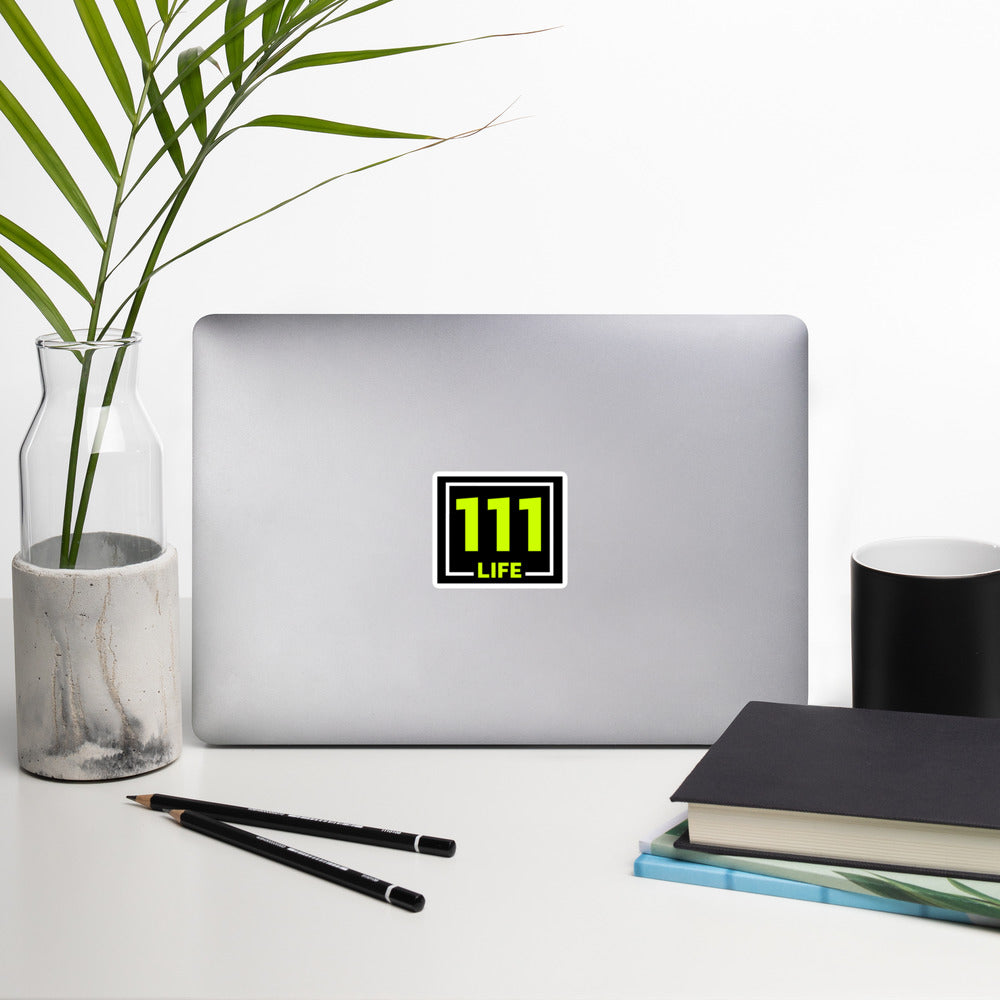 111 LIFE Bubble-free stickers