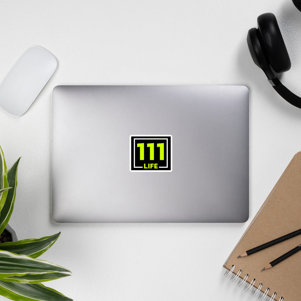 111 LIFE Bubble-free stickers