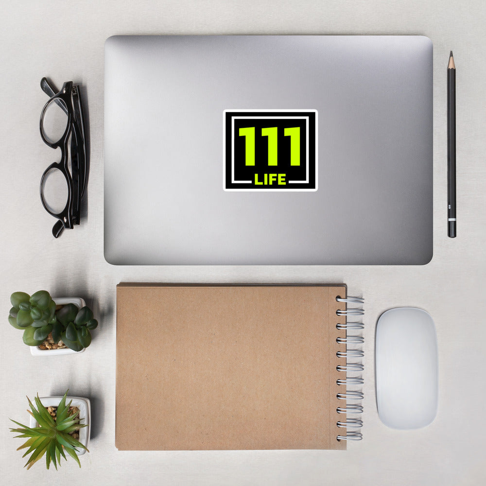 111 LIFE Bubble-free stickers