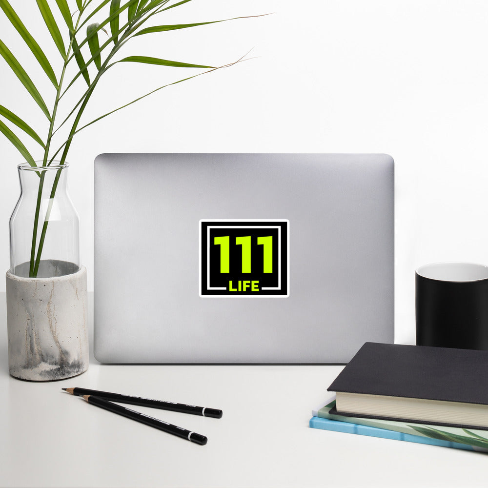 111 LIFE Bubble-free stickers
