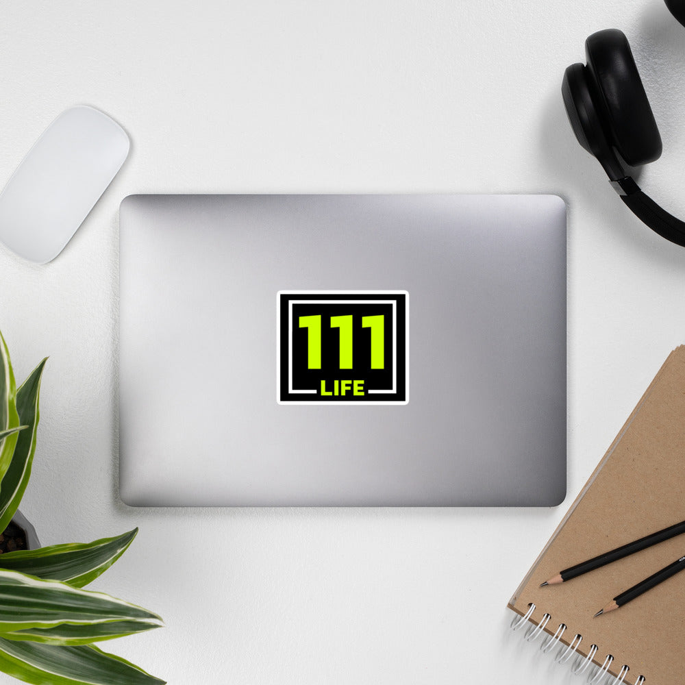 111 LIFE Bubble-free stickers
