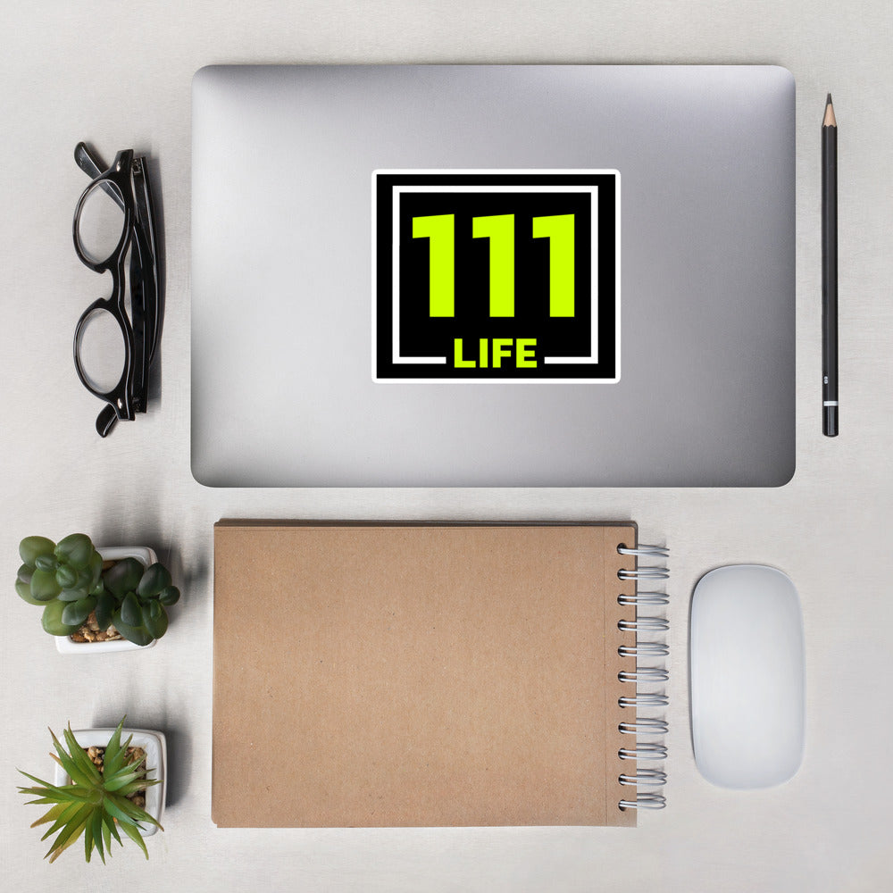111 LIFE Bubble-free stickers