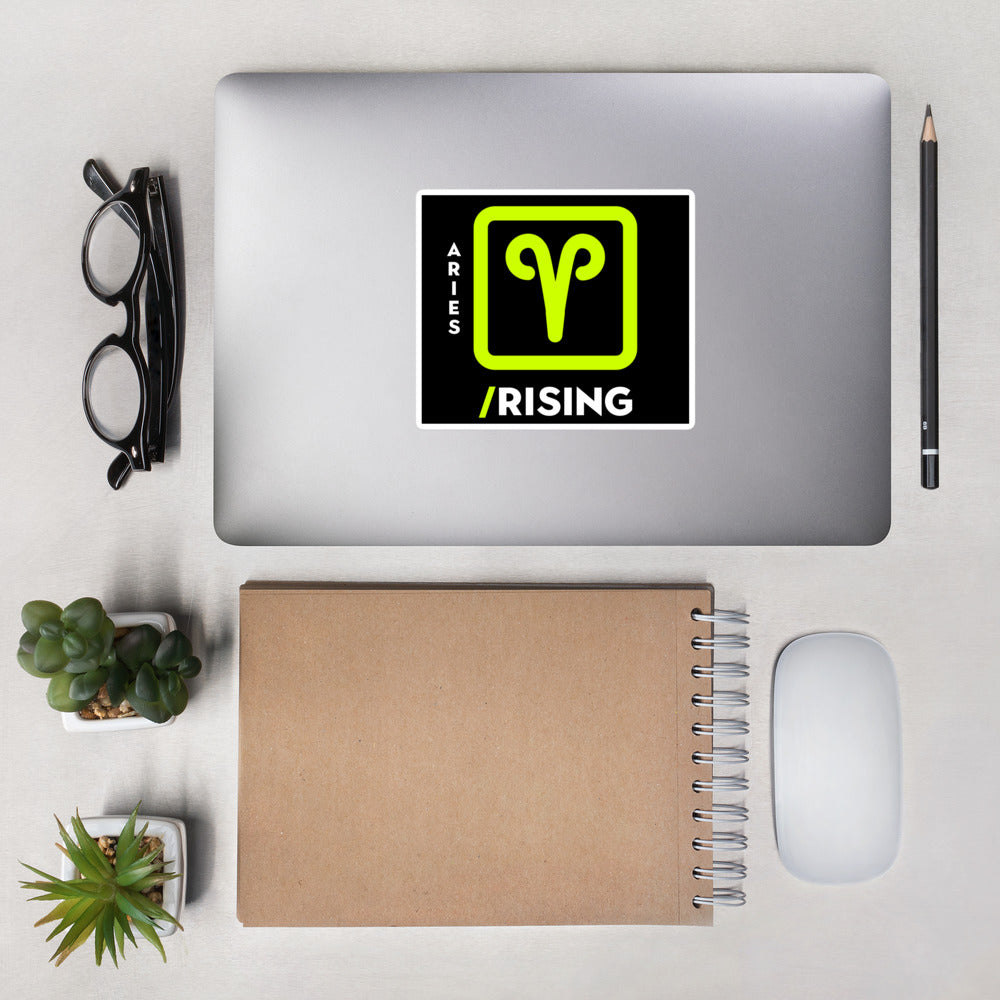 111 LIFE Aries Rising Astrology Zodiac Stickers – Durable Bubble-Free Vinyl Decals