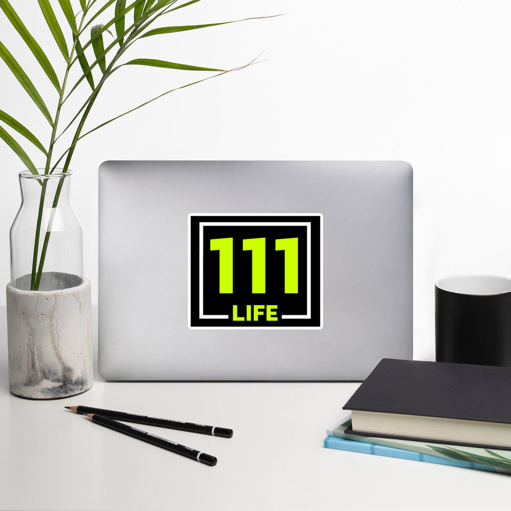 111 LIFE Bubble-free stickers