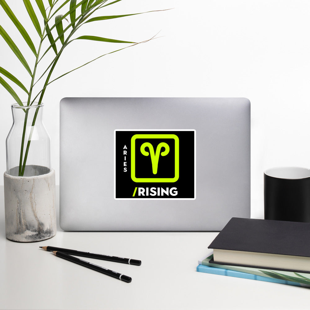 111 LIFE Aries Rising Astrology Zodiac Stickers – Durable Bubble-Free Vinyl Decals