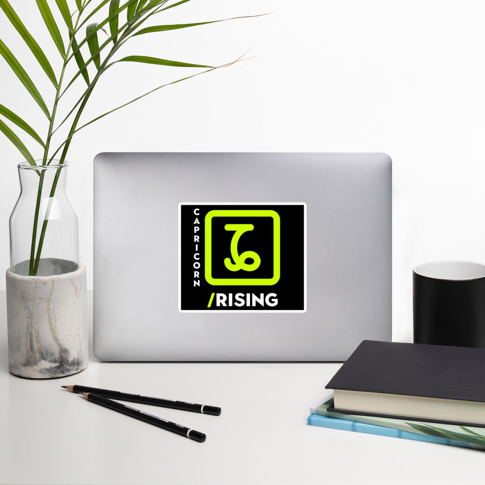111 LIFE Capricorn Rising Astrology Zodiac Stickers - Durable Bubble-Free Vinyl Decals