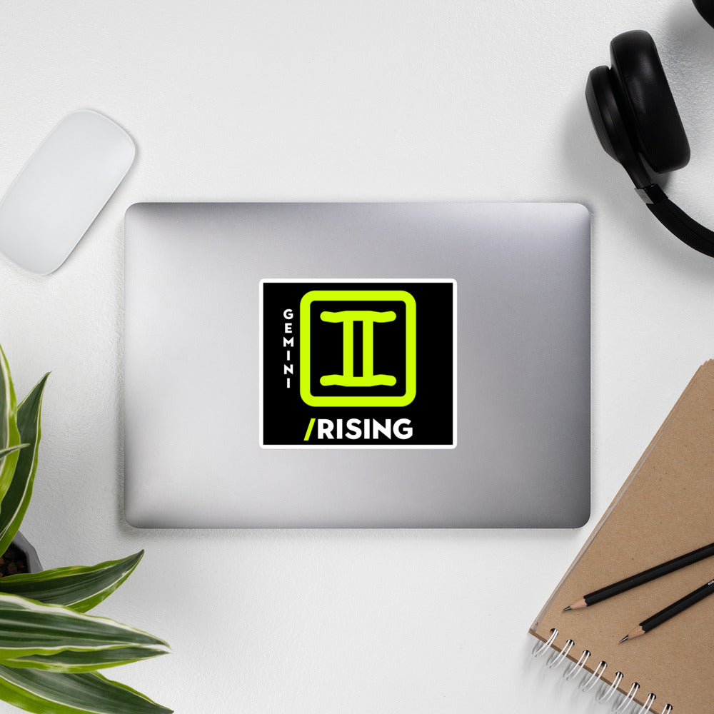 111 LIFE Gemini Rising Astrology Zodiac Stickers – Durable Bubble-Free Vinyl Decals