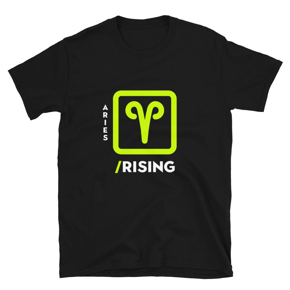 111 LIFE Aries Rising Astrology Zodiac T-Shirt – Soft Cotton Unisex Tee