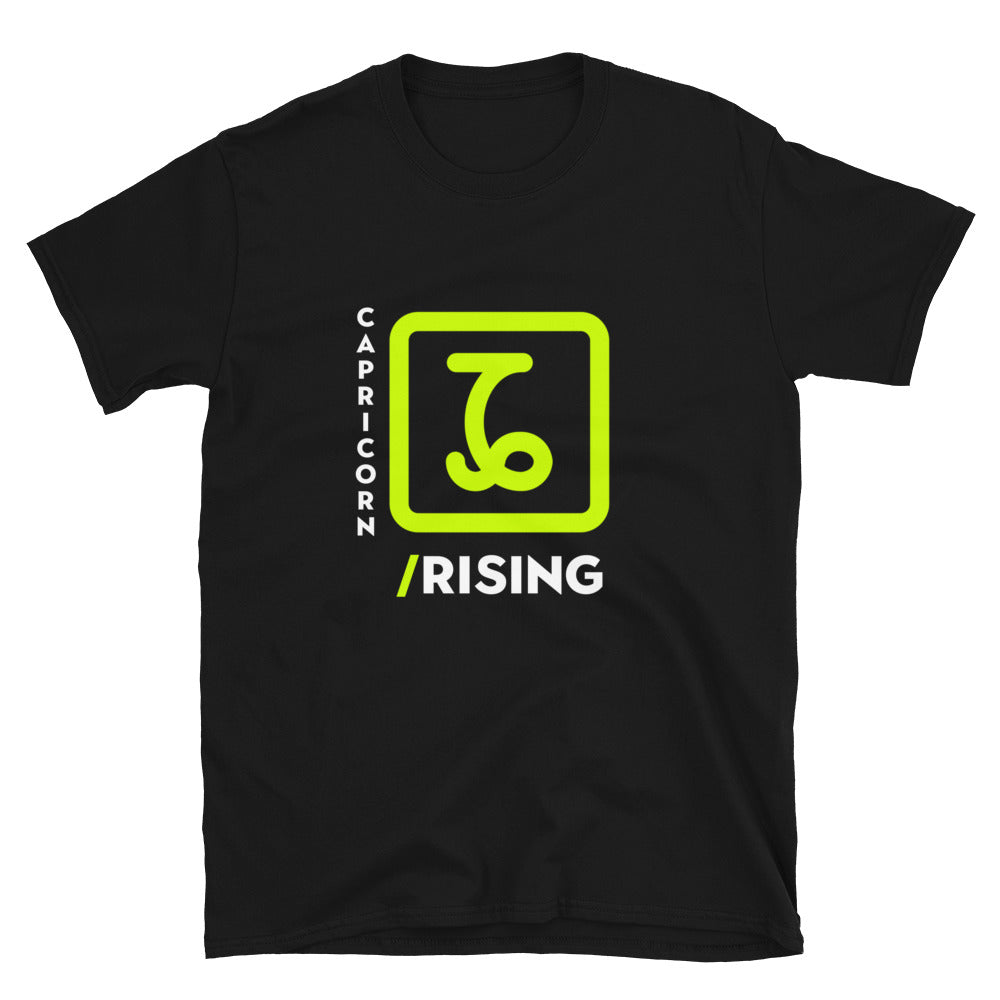 111 LIFE Capricorn Rising Astrology Zodiac T-Shirt - Soft Unisex Cotton Tee