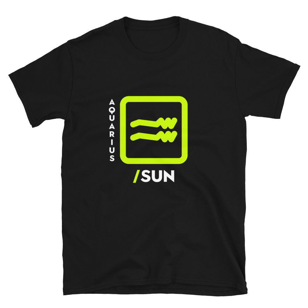 111 LIFE Aquarius Sun Zodiac Astrology T-Shirt - Soft Cotton Unisex Tee
