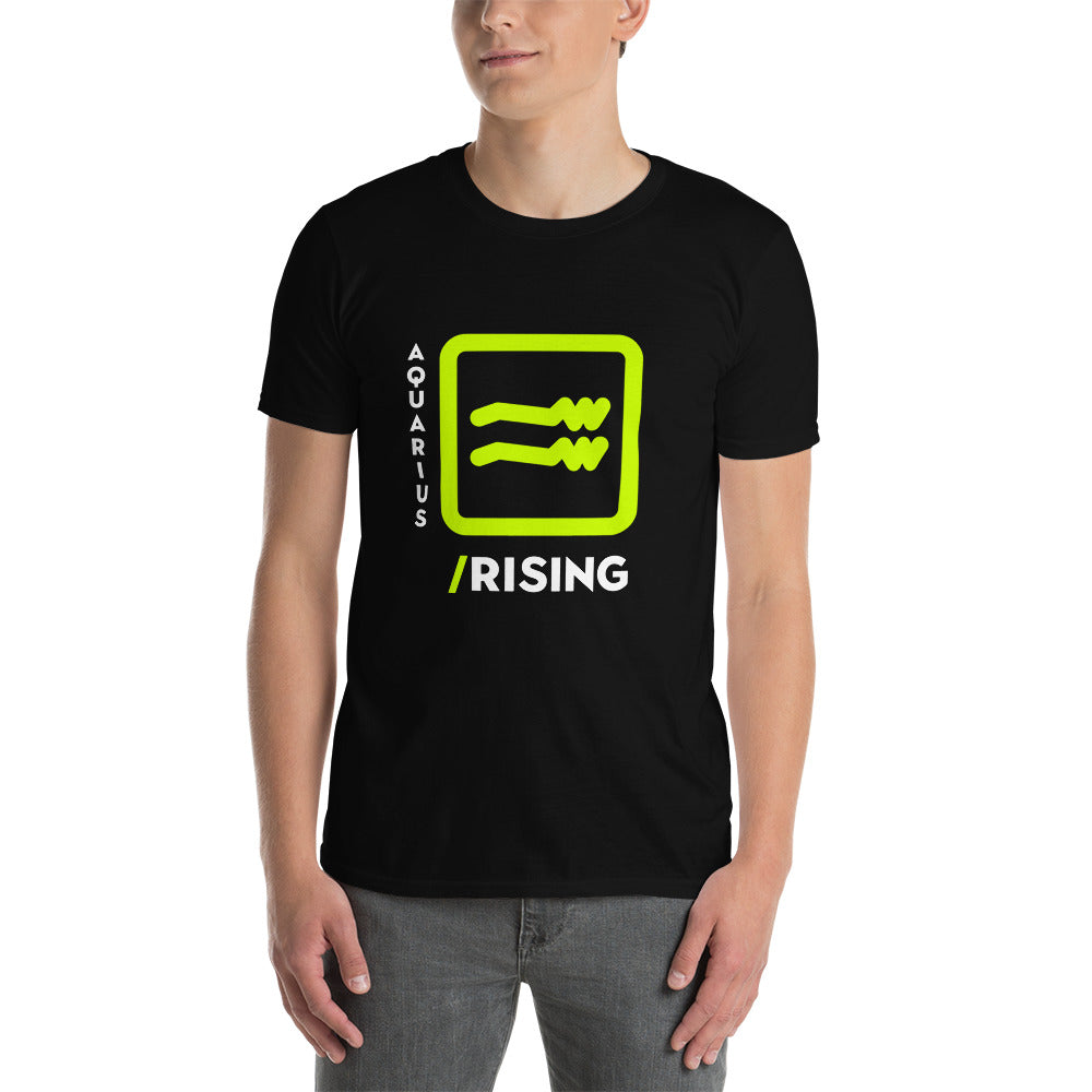 111 LIFE Aquarius Rising Astrology Zodiac T-Shirt - Soft Cotton Unisex Tee