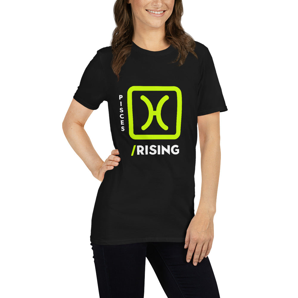 111 LIFE Pisces Rising Astrology Zodiac Short-Sleeve Unisex T-Shirt – Soft, Durable, and Celestial