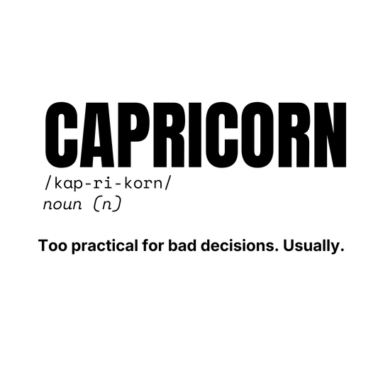 Capricorn Reflection Mug | Too Practical for Bad Decisions. Usually.