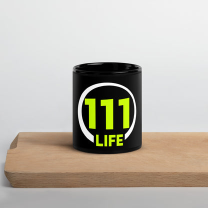 111 LIFE - ORIGINAL - Black Glossy Mug