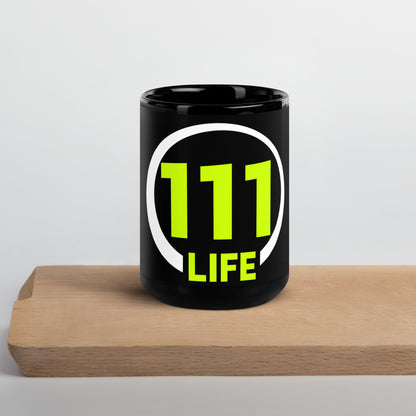 111 LIFE - ORIGINAL - Black Glossy Mug