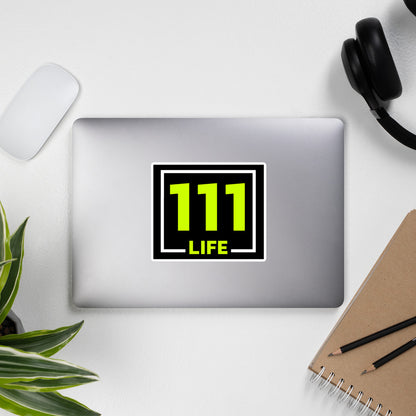 111 LIFE Bubble-free stickers
