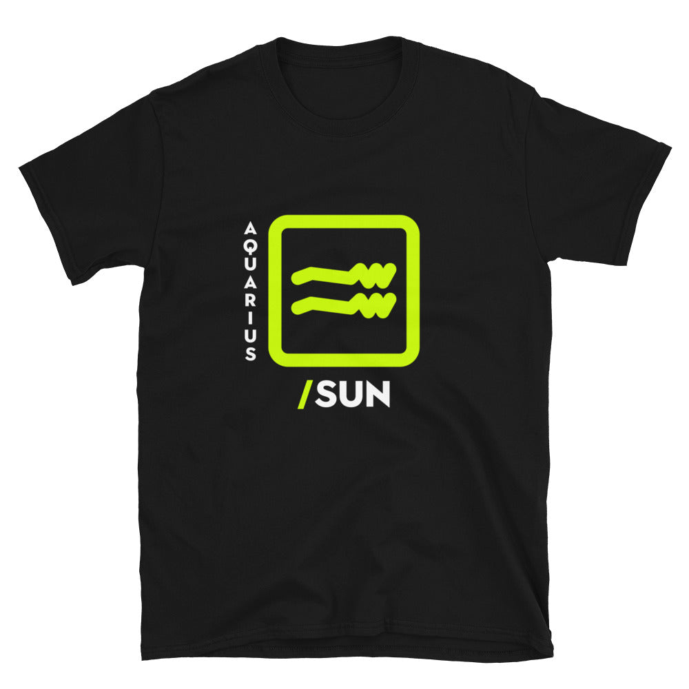 111 LIFE - AQUARIUS SUN ZODIAC - Short-Sleeve Unisex T-Shirt