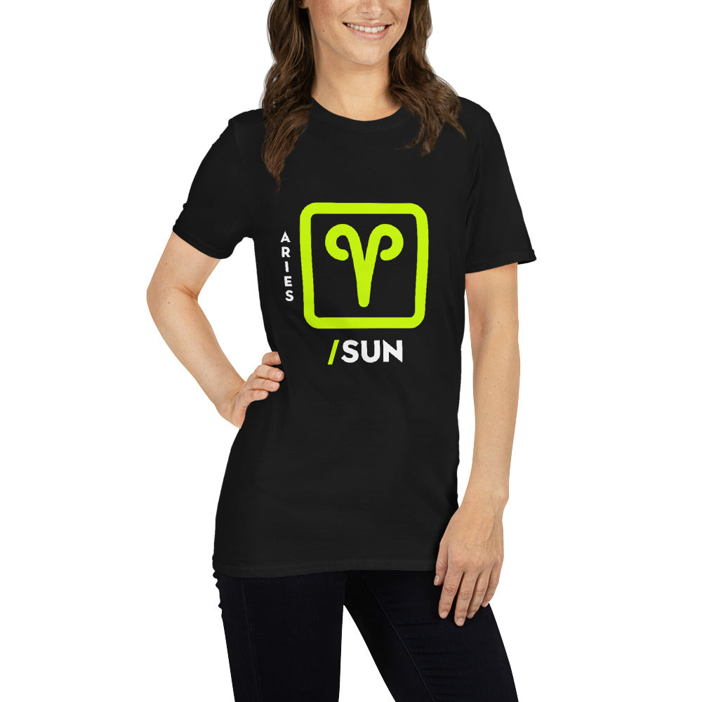 111 LIFE - ARIES SUN ZODIAC - Short-Sleeve Unisex T-Shirt